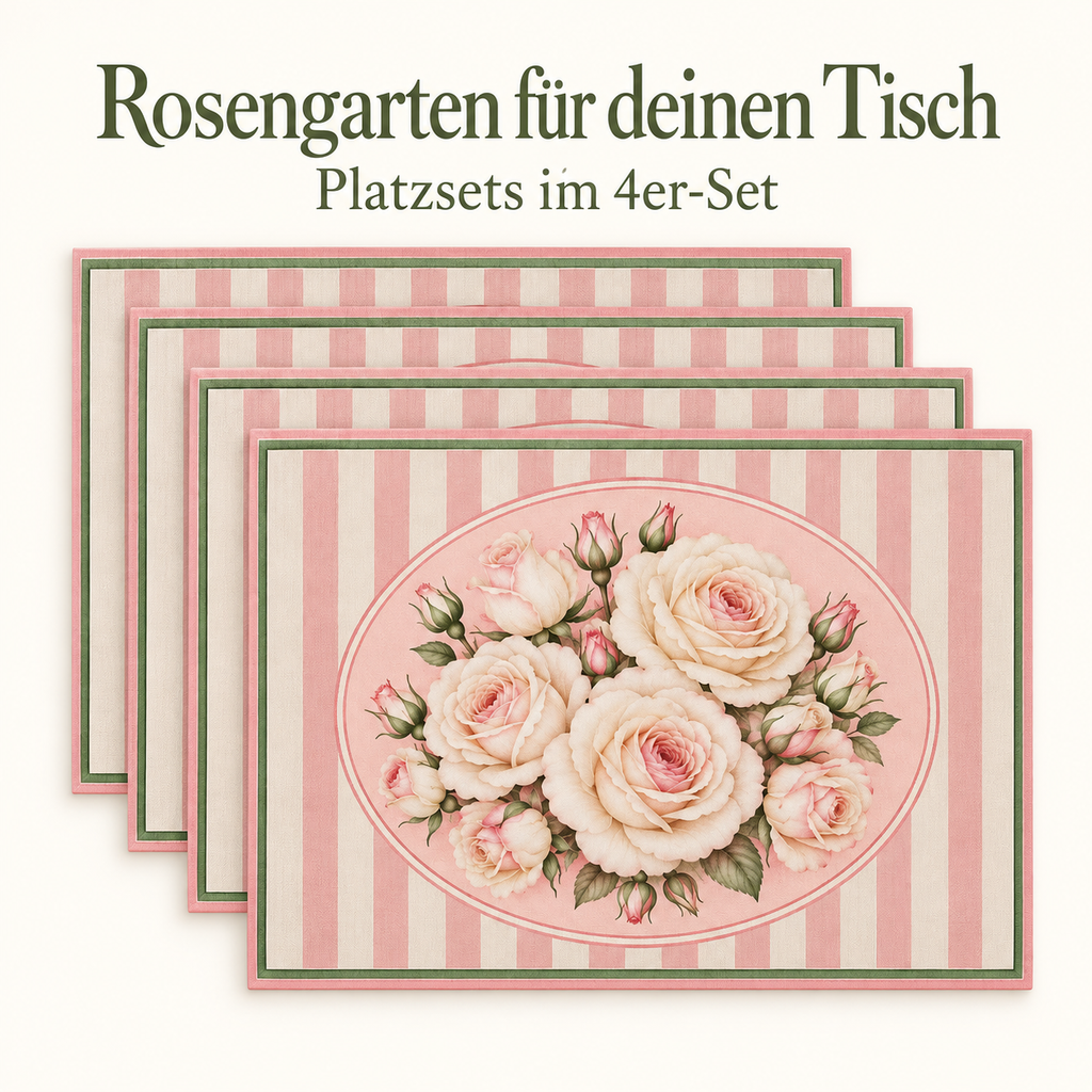 Platzset Rosen