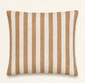 Kissen mit beige/hellbraunen Streifen